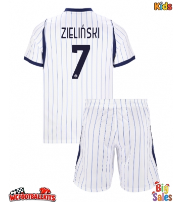 Inter Milan Piotr Zielinski #7 Replica Away Stadium Kit for Kids 2026-27 Short Sleeve (+ pants)